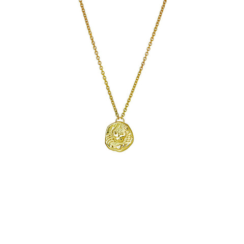Karkinos Gold Crab Necklace