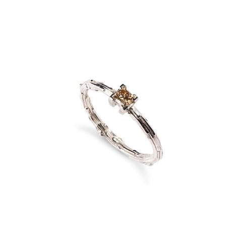 Hermia Brown Diamond Engagement Ring