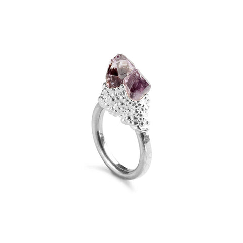 Amethyst Crystal Ring