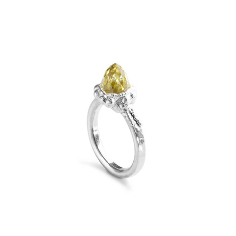 Lemon Quartz Ring
