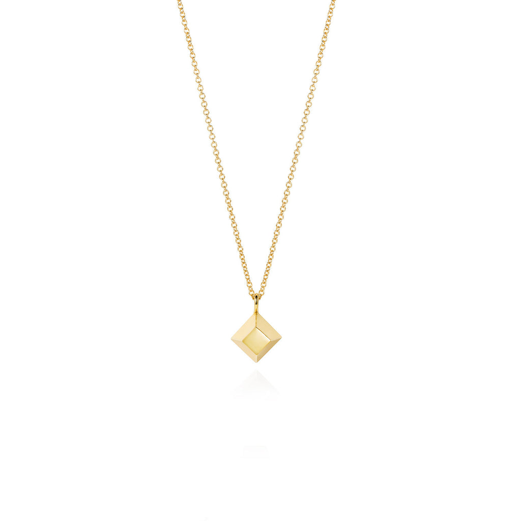Gold Pyramid Necklace Gold Pyramid Necklace
