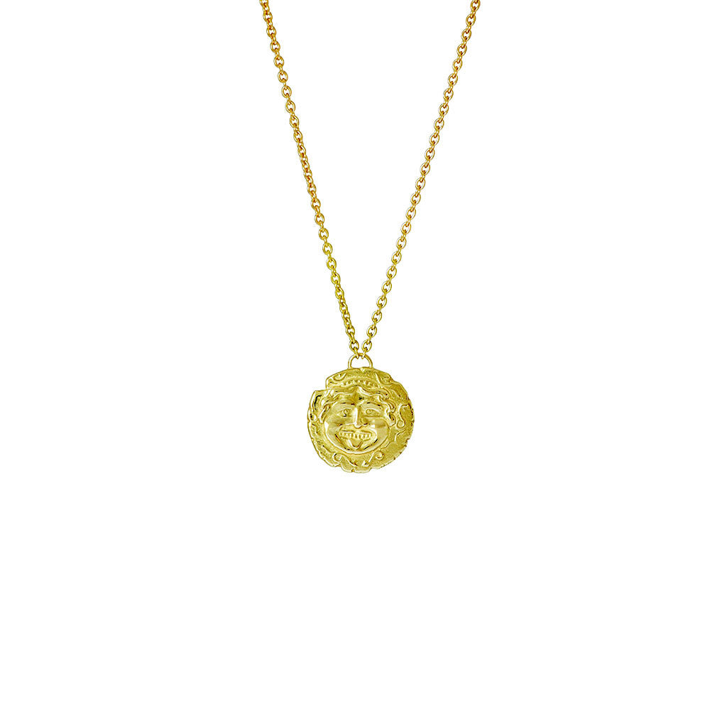 Medusa Gold Necklace – Crucible London - Main Image