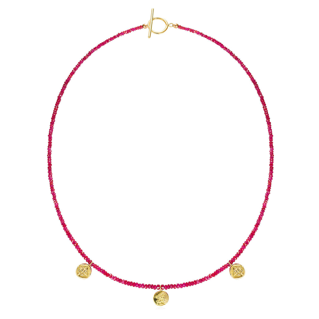 Lion Ruby Necklace